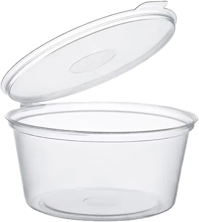 Pot PET Charnière ronde